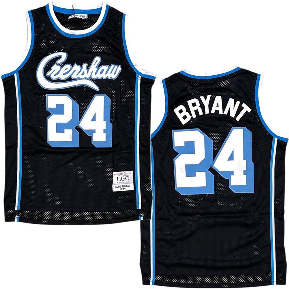 Kobe Bryant #24 X Nipsey Hussle Crenshaw Headgear Classics Basketball Jersey